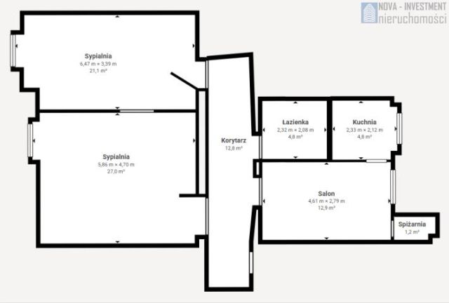 Mieszkanie 3-pokojowe Gliwice, al. Przyjaźni. Zdjęcie 13
