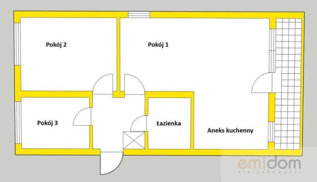 Mieszkanie 3-pokojowe Warszawa Wola, ul. Mordechaja Anielewicza. Zdjęcie 2