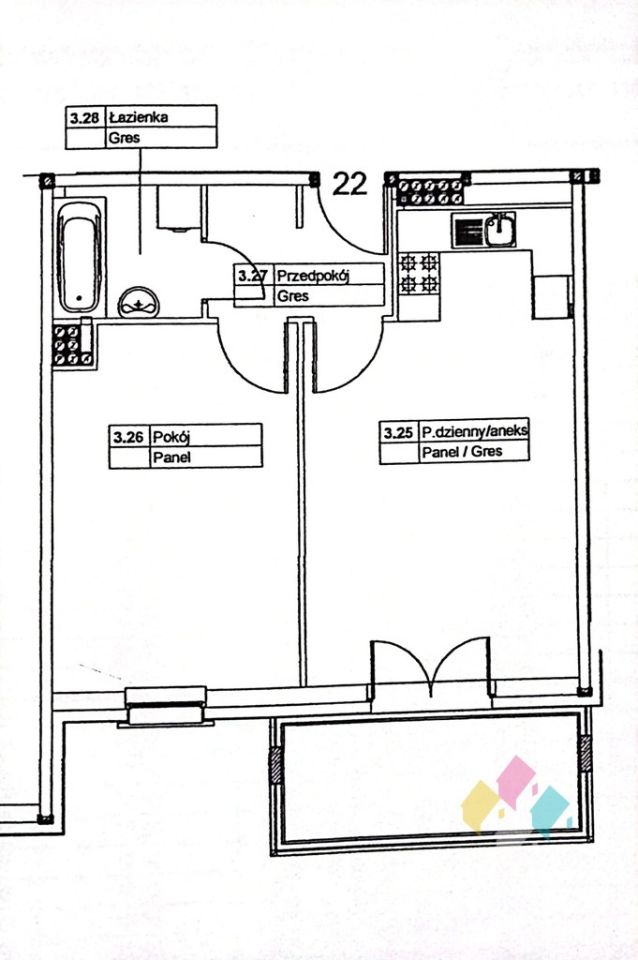 Mieszkanie 2-pokojowe Olsztyn, ul. Edwarda Mroza. Zdjęcie 19