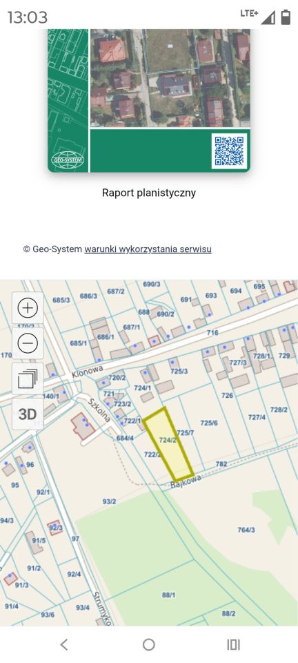 Działka budowlana Połupin, ul. Klonowa. Zdjęcie 4