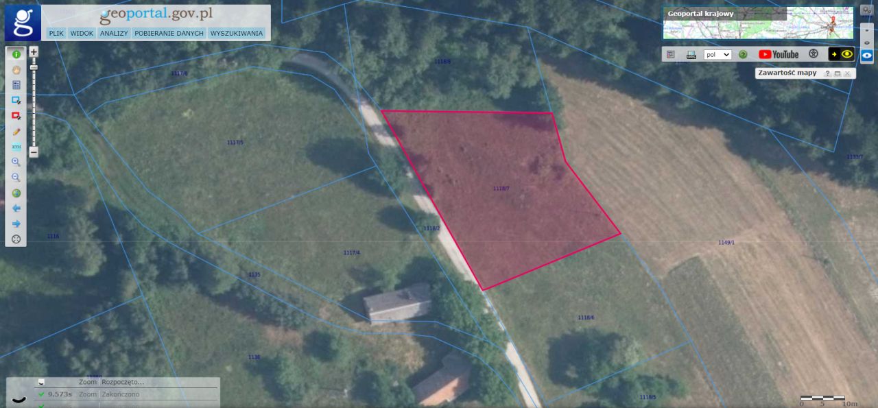 Działka budowlana Mystków Wyżna Wola. Zdjęcie 2