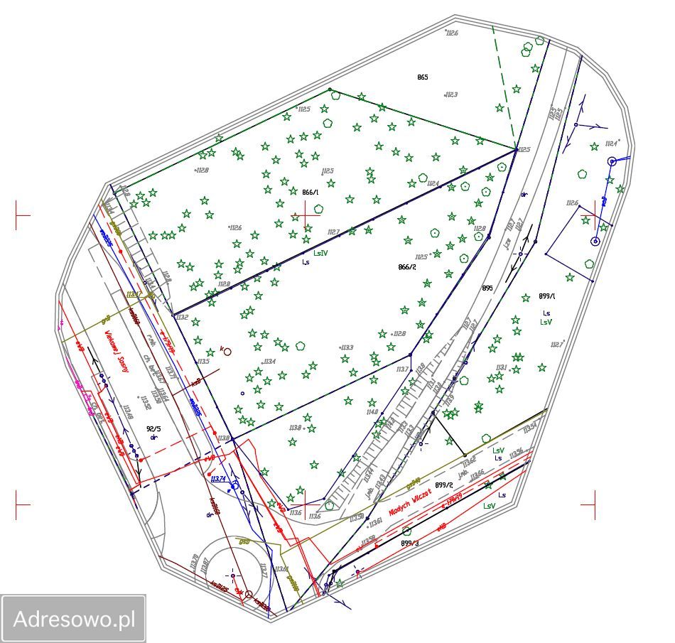 Działka budowlana Zalesie Górne, ul. Wiekowej Sosny. Zdjęcie 5
