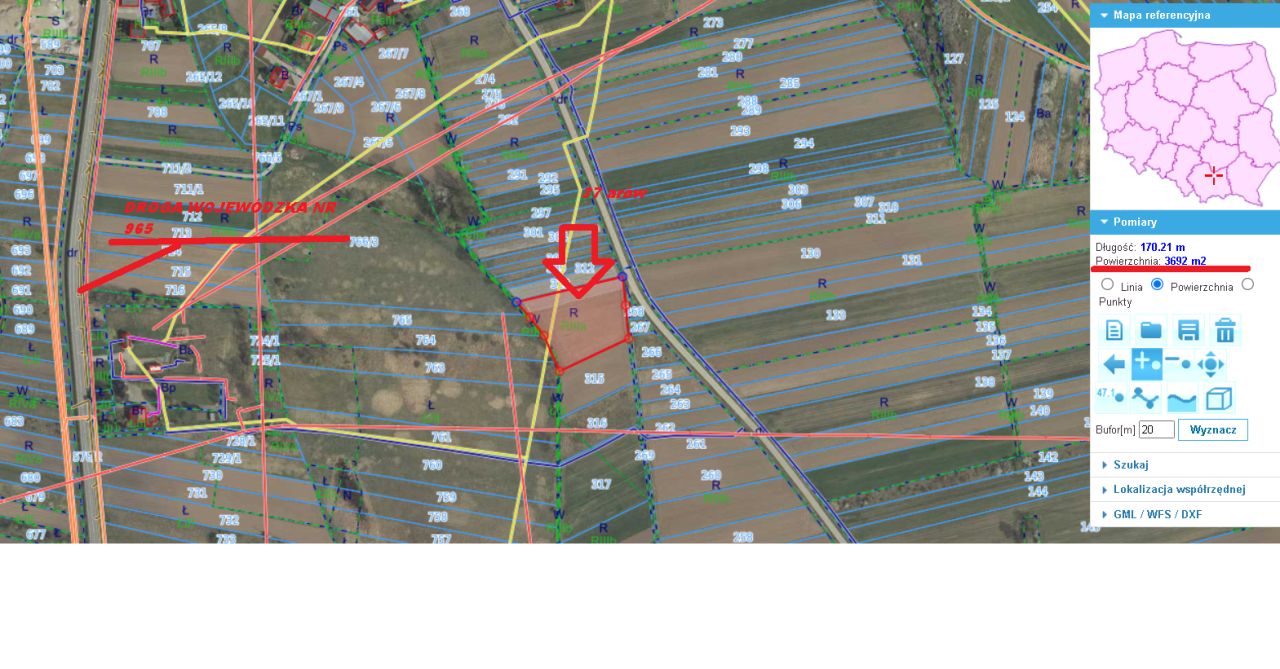 Działka rolna Zielona