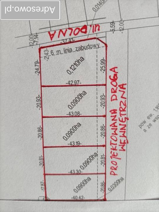 Działka budowlana Wierzbica, ul. Dolna. Zdjęcie 4