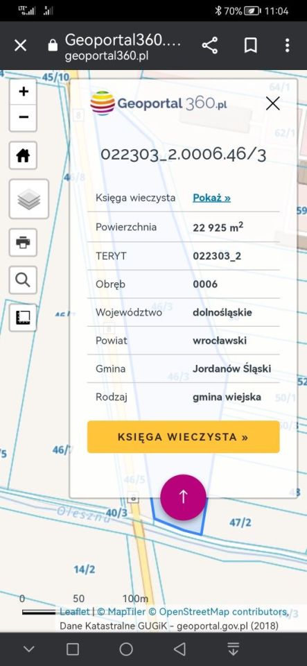 Działka rolna Jordanów Śląski. Zdjęcie 3
