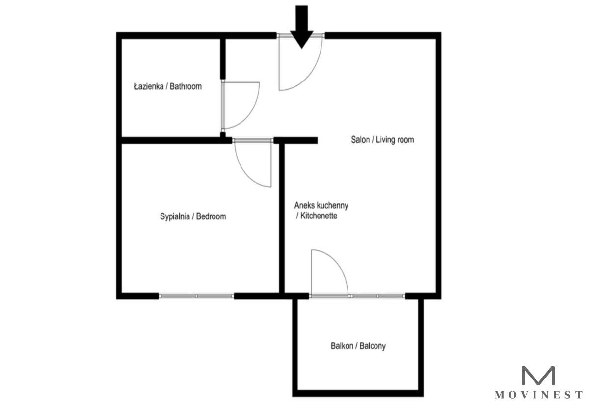 Mieszkanie 2-pokojowe Poznań Nowe Miasto, ul. Wojciecha Skowrońskiego. Zdjęcie 8