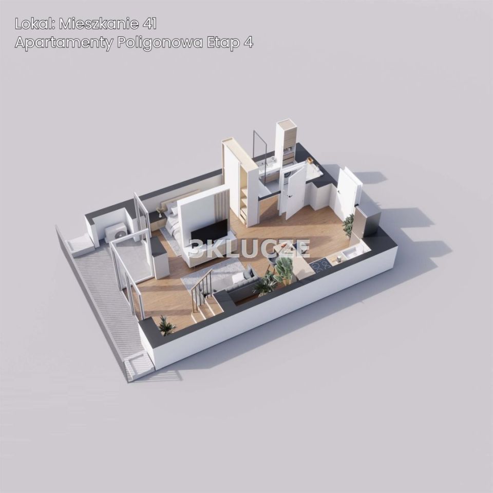 Mieszkanie 4-pokojowe Lublin Sławin. Zdjęcie 2