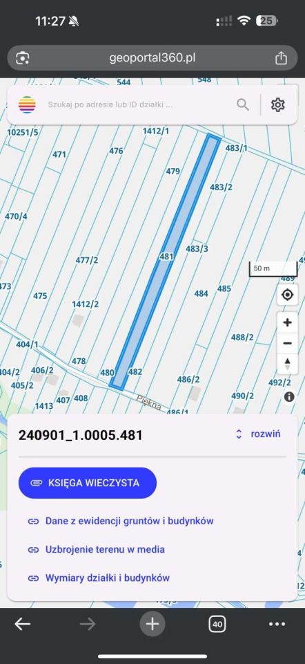 Działka budowlana Myszków Ciszówka. Zdjęcie 2