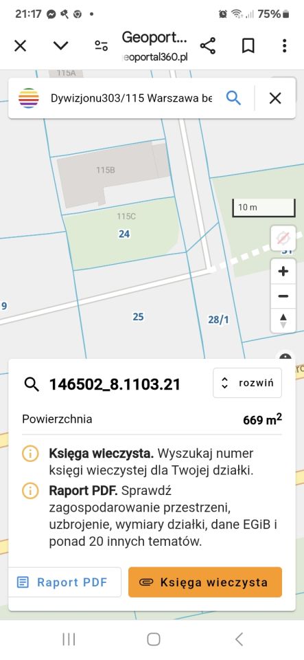 Działka budowlana Warszawa Bemowo, Dywizjonu303 