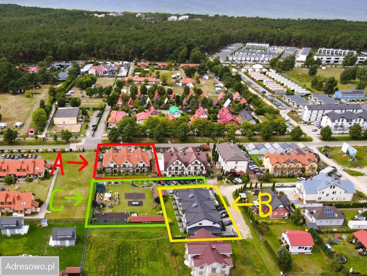 Hotel/pensjonat Rowy, ul. Poziomkowa. Zdjęcie 2