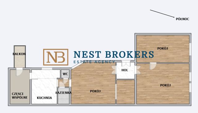 Mieszkanie 3-pokojowe Kraków Stare Miasto, ul. Kurkowa. Zdjęcie 11