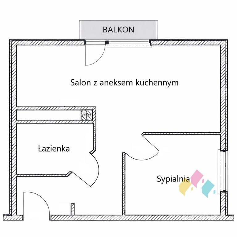 Mieszkanie 2-pokojowe Olsztyn, ul. Srebrna. Zdjęcie 17