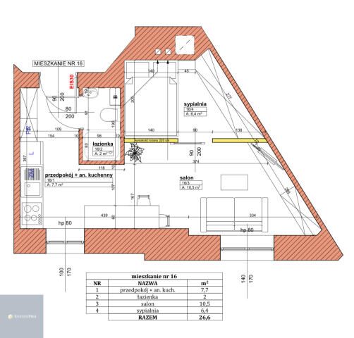 Mieszkanie 2-pokojowe Katowice Śródmieście, ul. Krzywa. Zdjęcie 15