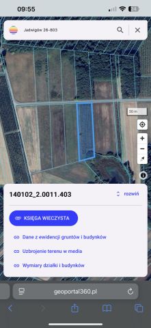 Działka rolna Jadwigów. Zdjęcie 1