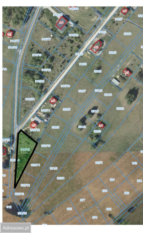 Działka budowlana Bieganów, ul. Oliwkowa. Zdjęcie 1