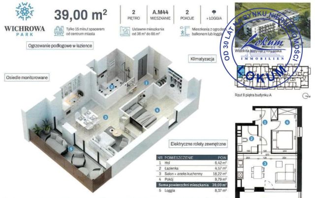 Mieszkanie 2-pokojowe Gostyń, ul. Wichrowa. Zdjęcie 3