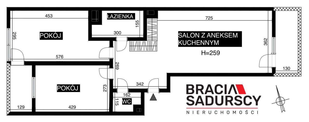 Mieszkanie 3-pokojowe Kraków Dębniki, ul. dr. Jana Piltza. Zdjęcie 39