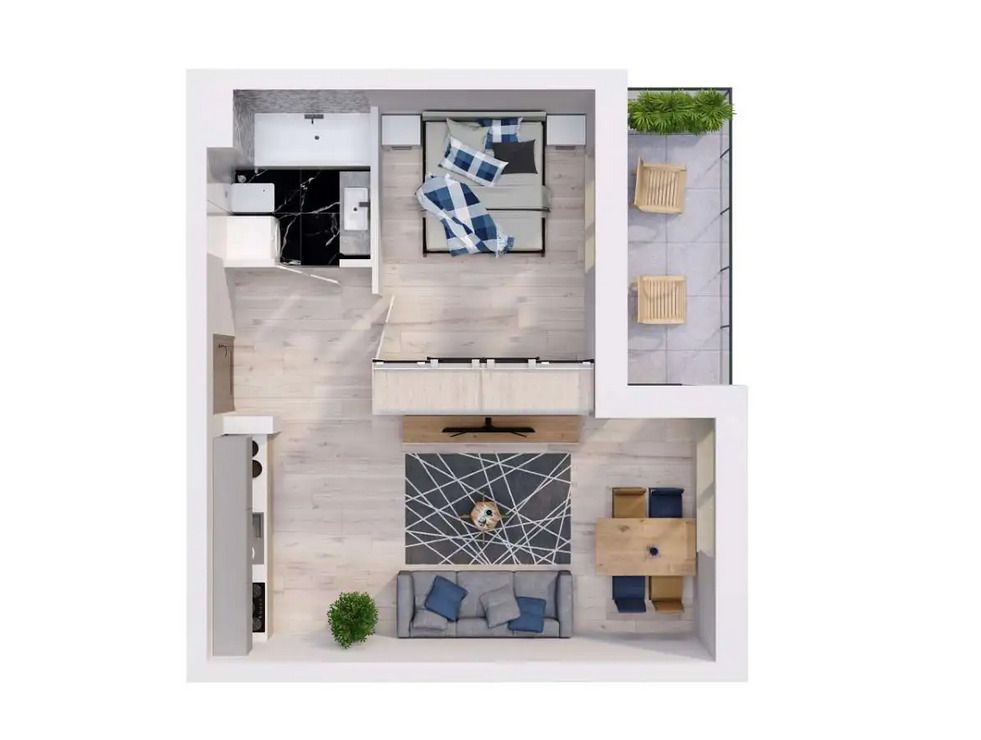 Mieszkanie 2-pokojowe Rzeszów, ul. Lubelska. Zdjęcie 5