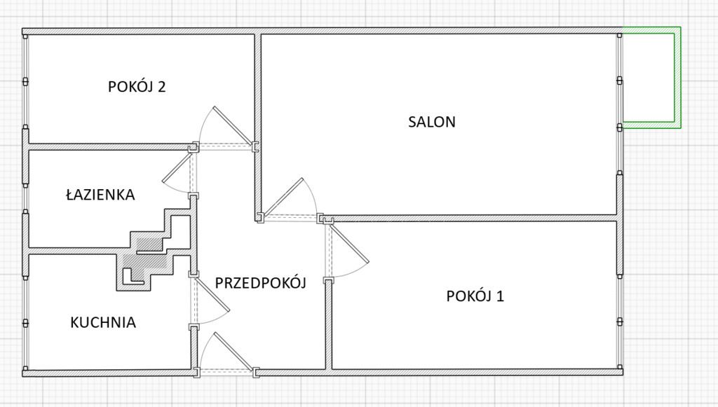 Mieszkanie 3-pokojowe Wrocław Grabiszyn, ul. Spiżowa. Zdjęcie 12