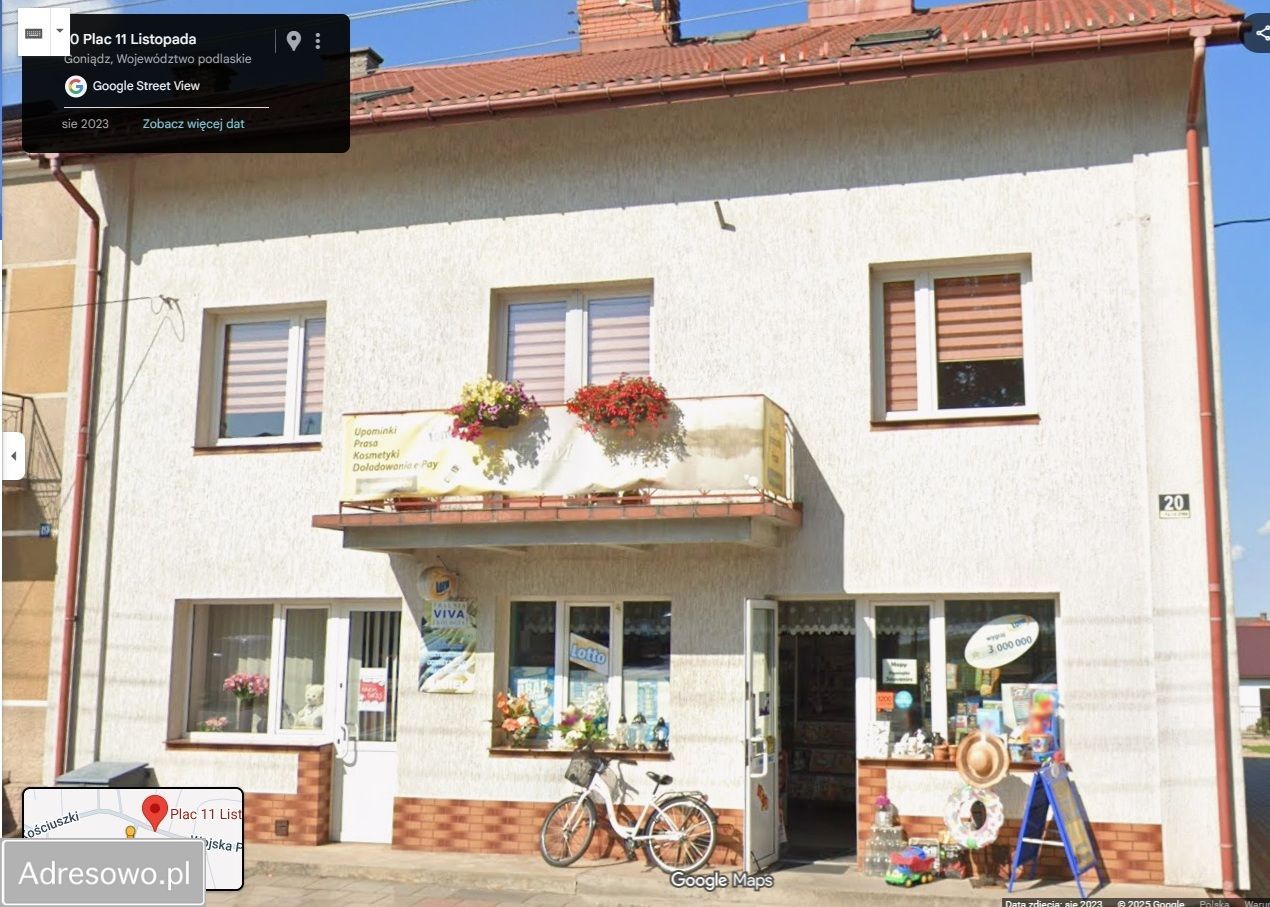 kamienica, 10 pokoi Goniądz, pl. 11 Listopada