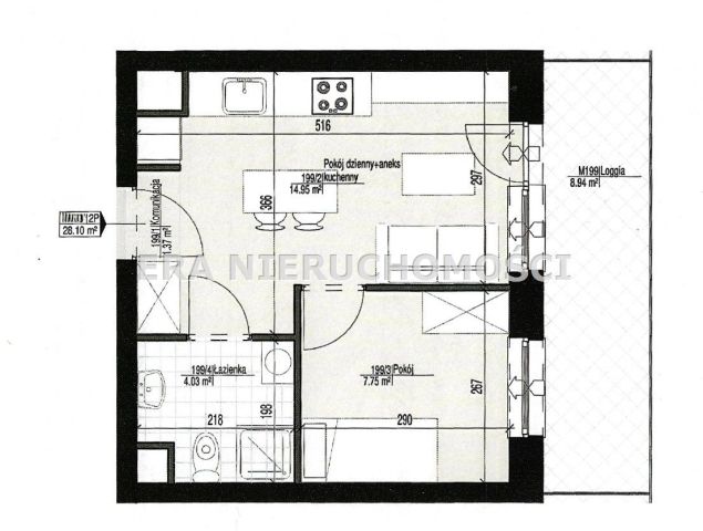 Mieszkanie 2-pokojowe Białystok Bojary, ul. Józefa Ignacego Kraszewskiego. Zdjęcie 18