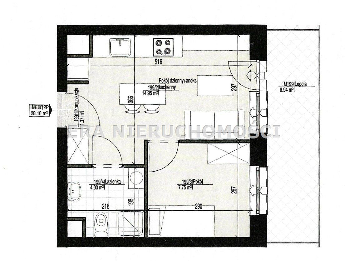 Mieszkanie 2-pokojowe Białystok Bojary, ul. Józefa Ignacego Kraszewskiego. Zdjęcie 18
