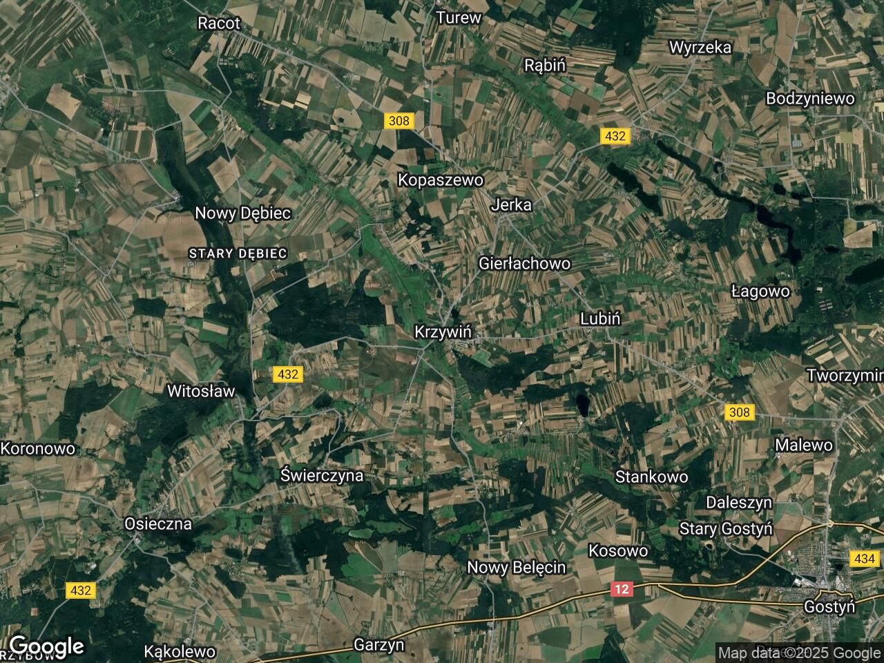 Działka rolna Krzywiń