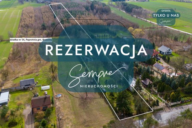 Działka inwestycyjna Paprotnia. Zdjęcie 1