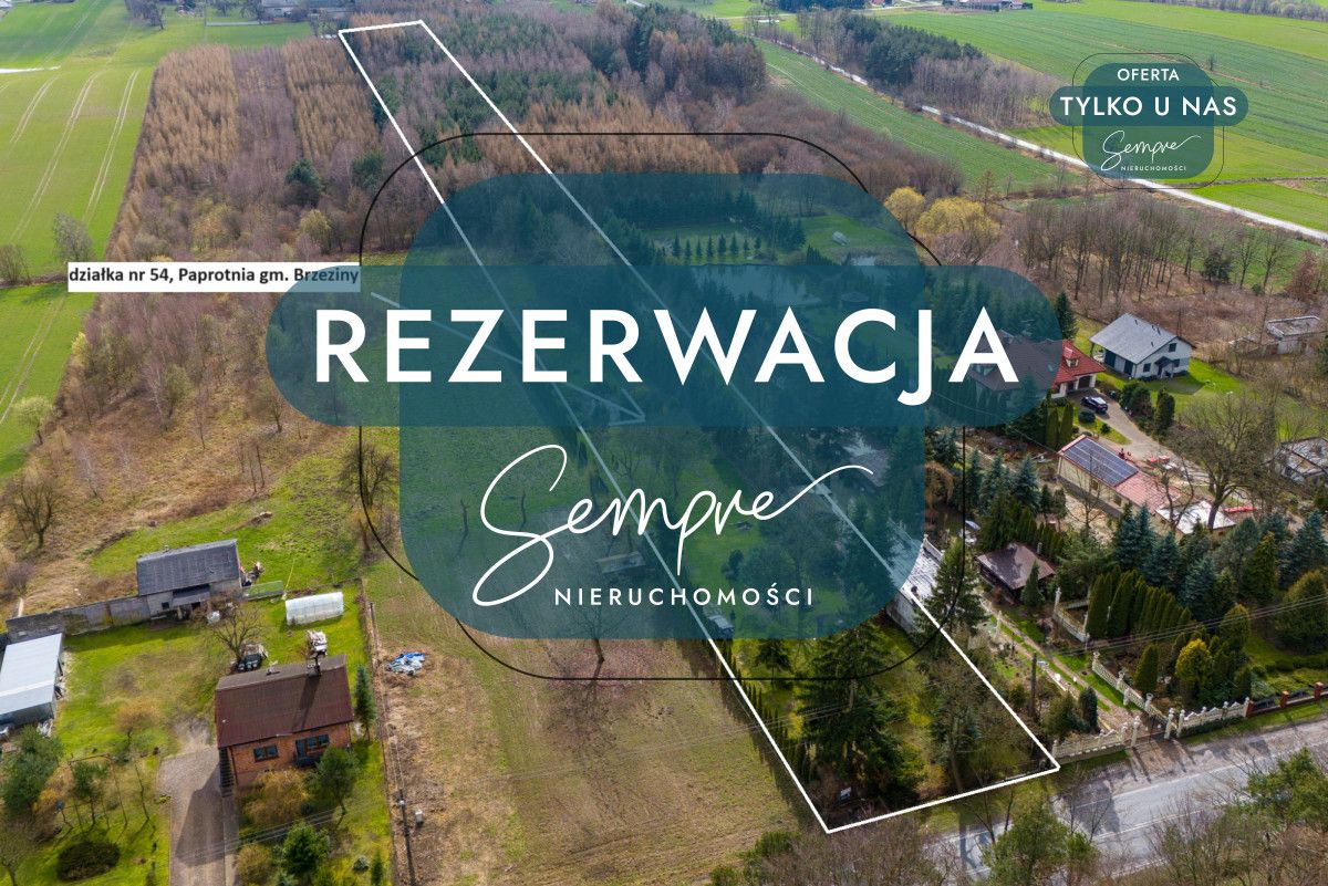 Działka inwestycyjna Paprotnia. Zdjęcie 1