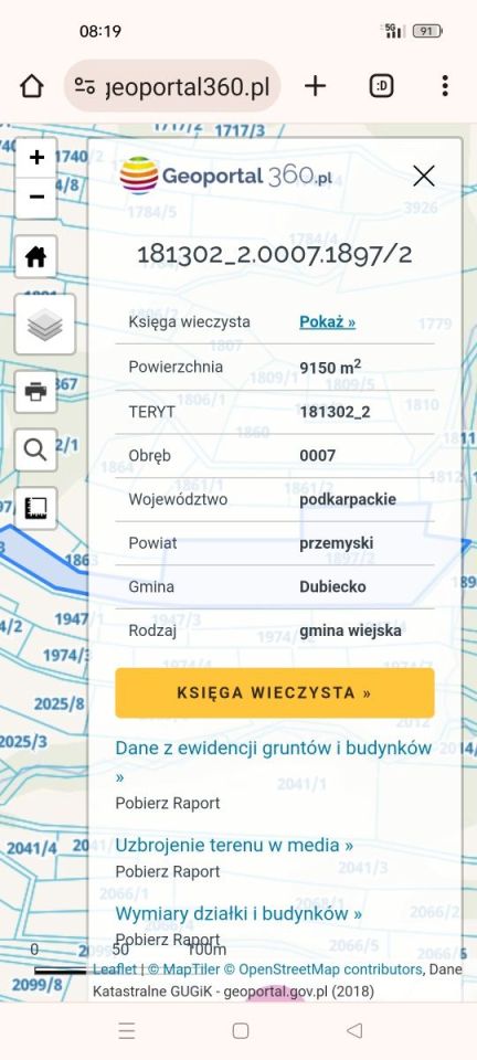 Działka rolna Nienadowa. Zdjęcie 6