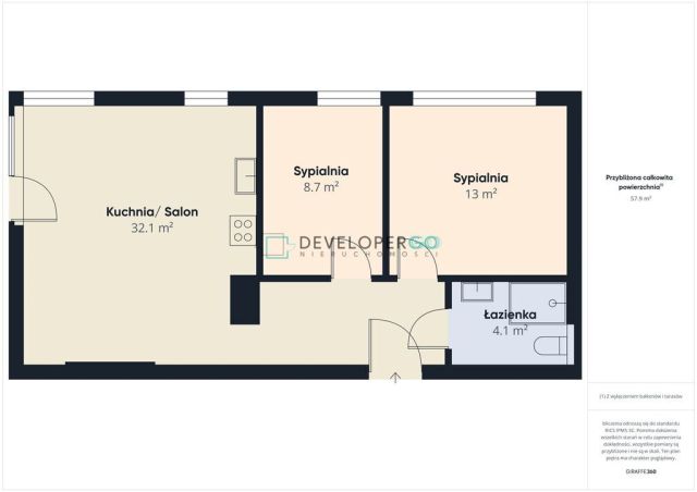 Mieszkanie 3-pokojowe Białystok, ul. Niemeńska. Zdjęcie 17