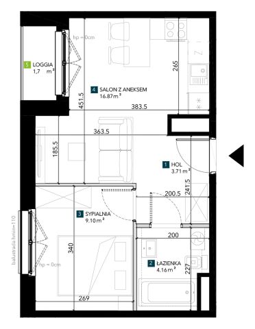 Mieszkanie 2-pokojowe Wrocław Krzyki, ul. Świeradowska. Zdjęcie 5