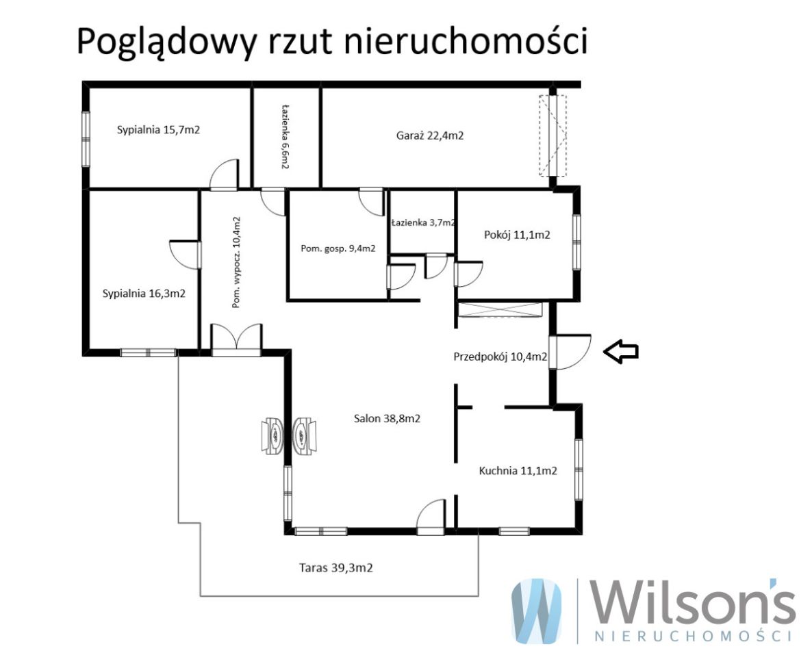 dom wolnostojący, 4 pokoje Wiązowna Kościelna. Zdjęcie 6