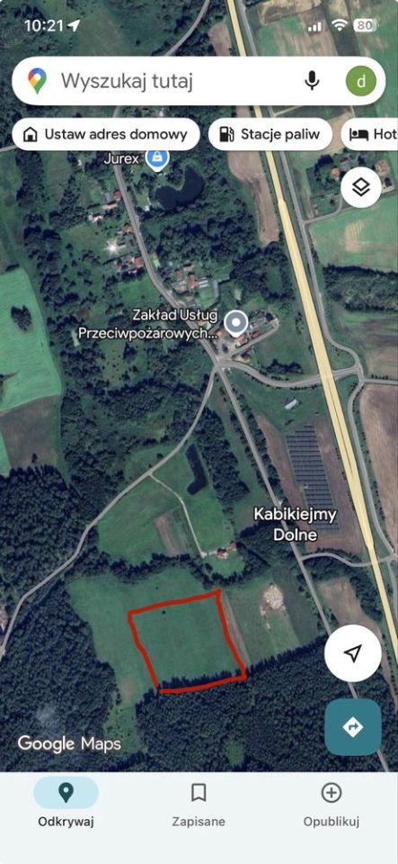 Działka budowlana Kabikiejmy Dolne. Zdjęcie 5