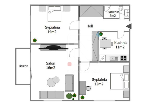 Mieszkanie 3-pokojowe Warszawa Śródmieście, ul. Miła. Zdjęcie 8