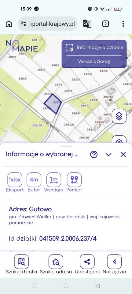 Działka budowlana Gutowo, ul. Miedziana. Zdjęcie 3