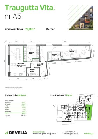 Mieszkanie 3-pokojowe Wrocław, ul. gen. Romualda Traugutta. Zdjęcie 6