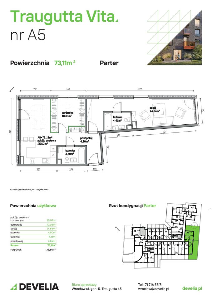 Mieszkanie 3-pokojowe Wrocław, ul. gen. Romualda Traugutta. Zdjęcie 6