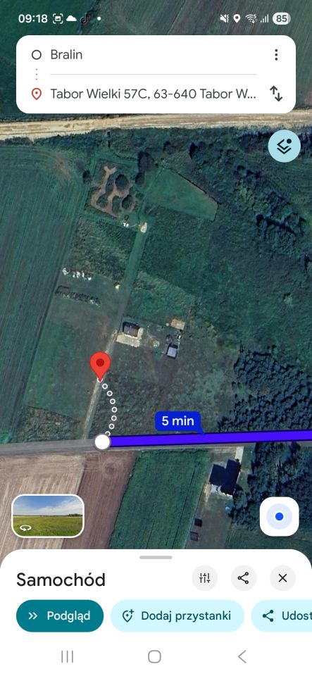 Działka budowlana Tabor Wielki Tabor Wielki-Chałupki. Zdjęcie 2