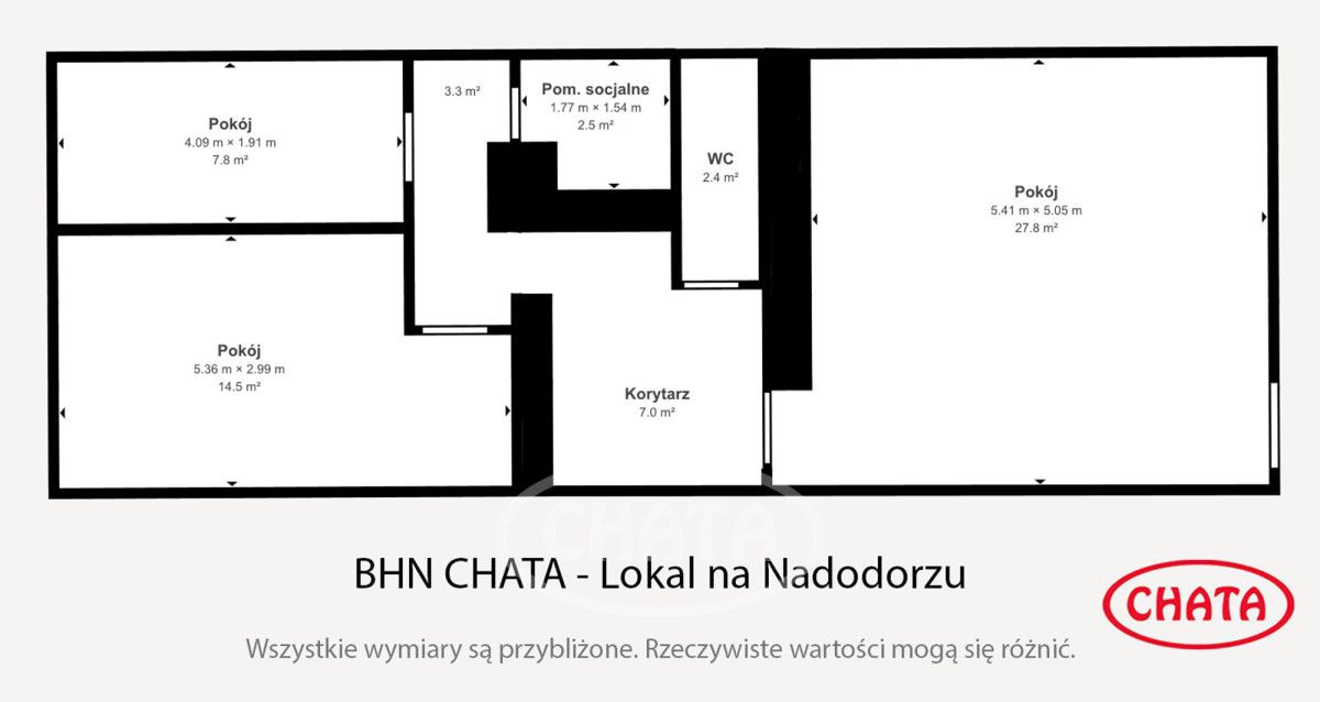 Mieszkanie 3-pokojowe Wrocław Śródmieście, ul. Słowiańska. Zdjęcie 15