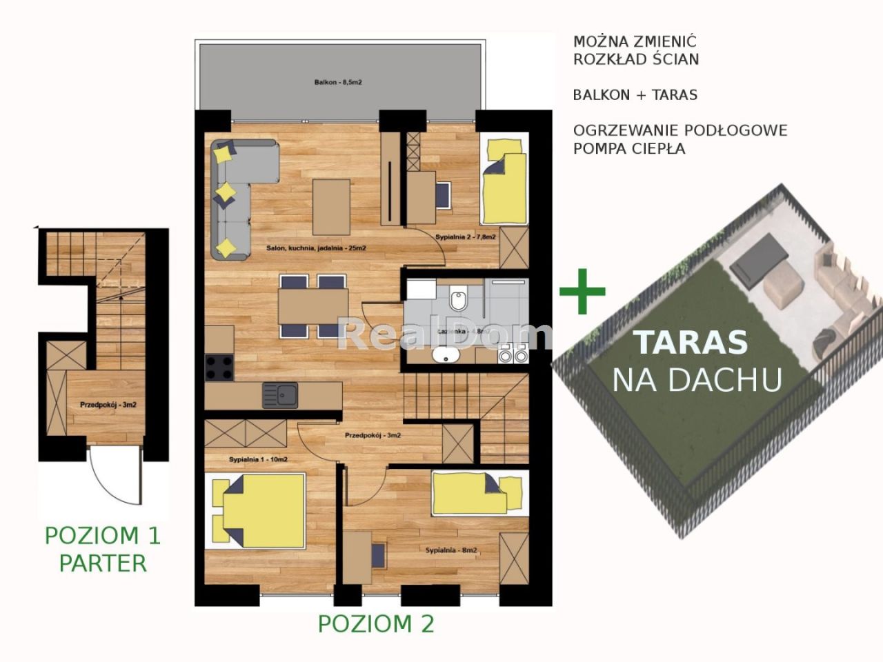 Mieszkanie 4-pokojowe Kraków Dębniki, ul. Spacerowa. Zdjęcie 2