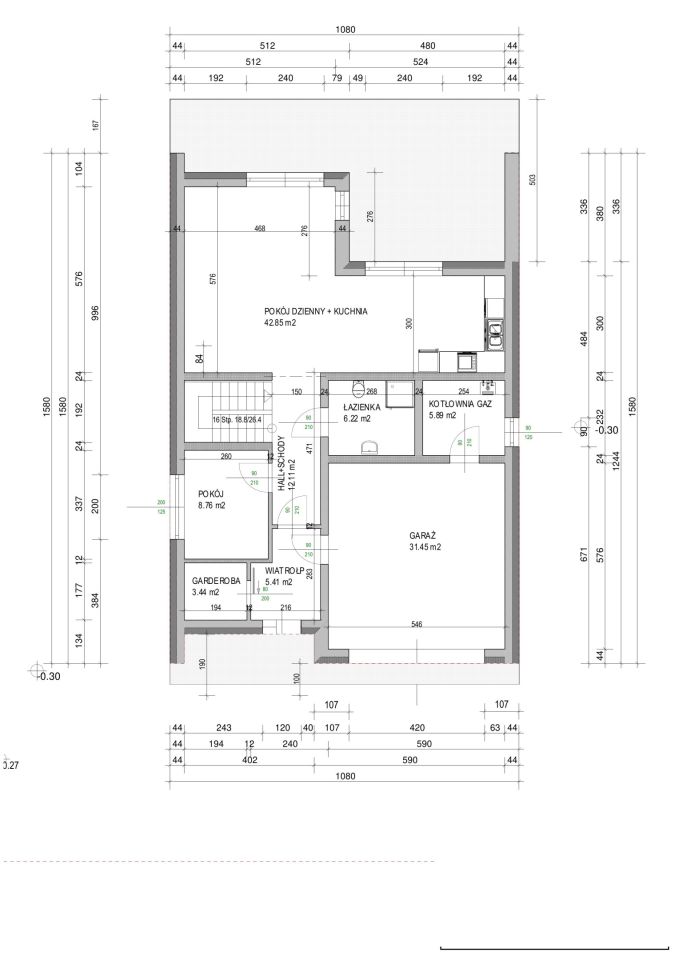 dom wolnostojący, 6 pokoi Krępsko. Zdjęcie 5