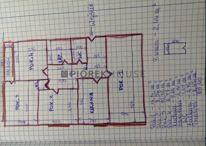 Mieszkanie 4-pokojowe Warszawa Praga-Południe, ul. Targowa