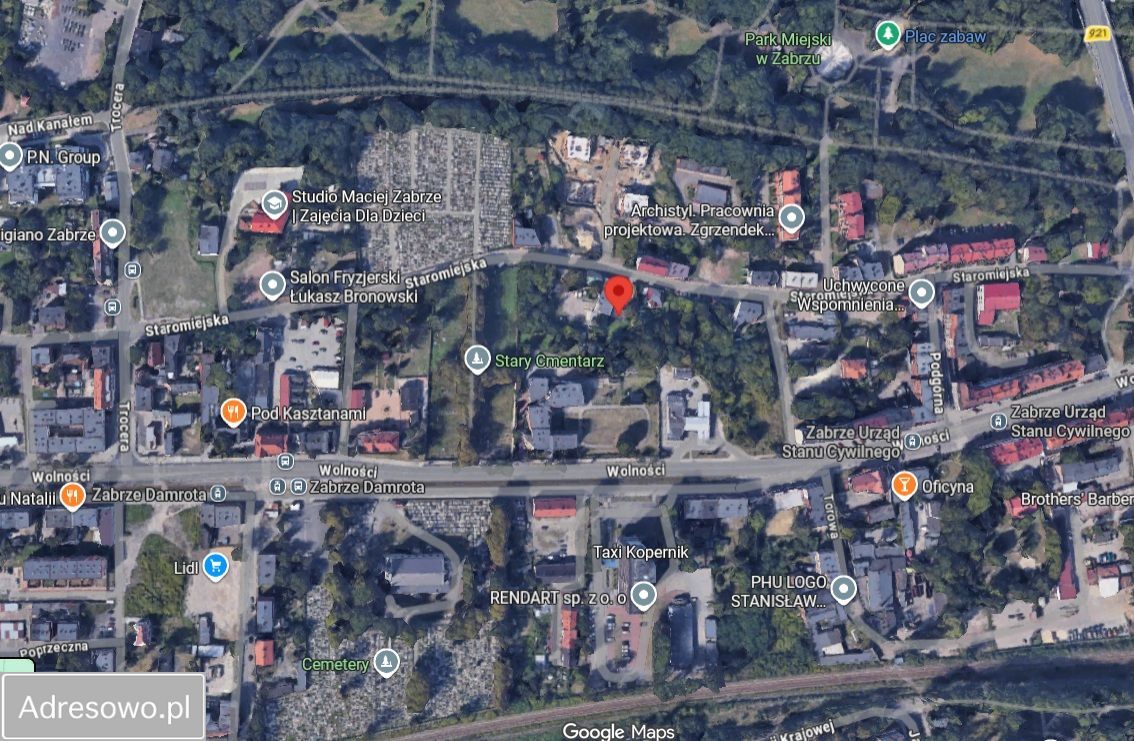 Działka budowlana Zabrze Centrum, ul. Staromiejska. Zdjęcie 3