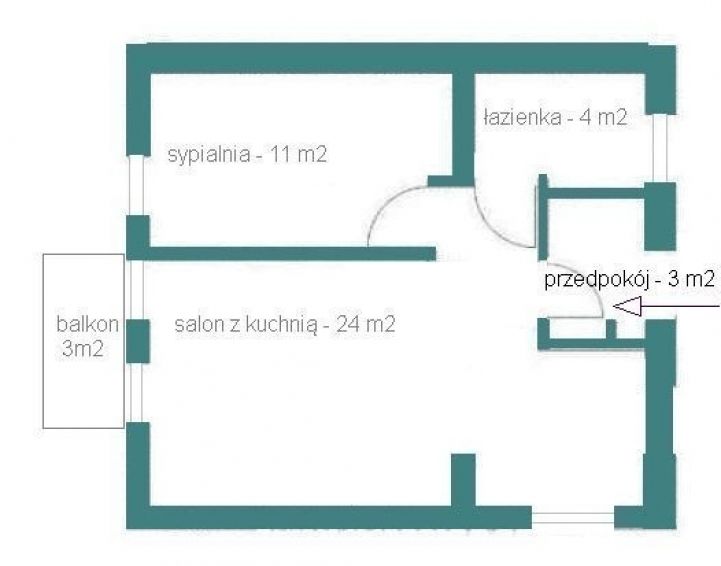 Mieszkanie 2-pokojowe Ząbki, ul. Jacka Malczewskiego