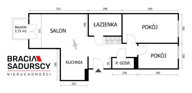 Mieszkanie 3-pokojowe Kraków, ul. Henryka i Karola Czeczów. Zdjęcie 3