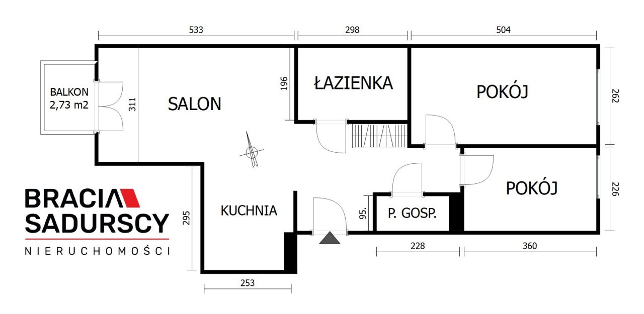 Mieszkanie 3-pokojowe Kraków, ul. Henryka i Karola Czeczów. Zdjęcie 3