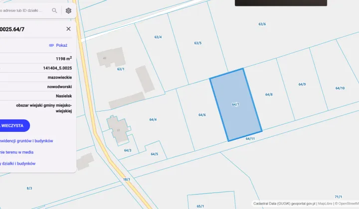 Działka budowlana Lelewo