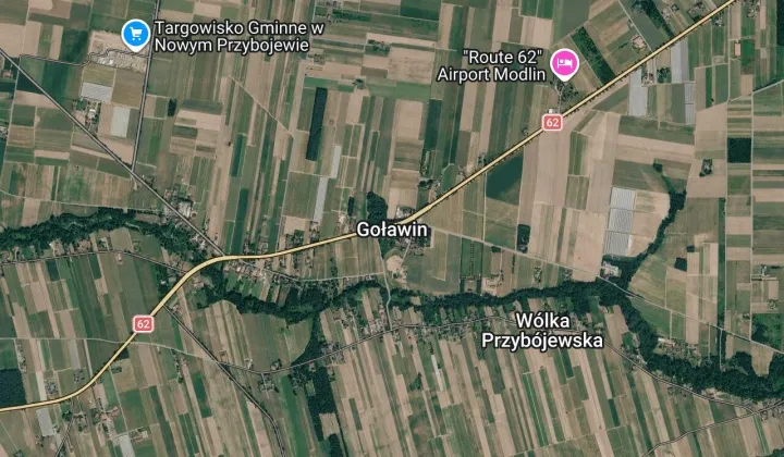 Działka rolna Goławin