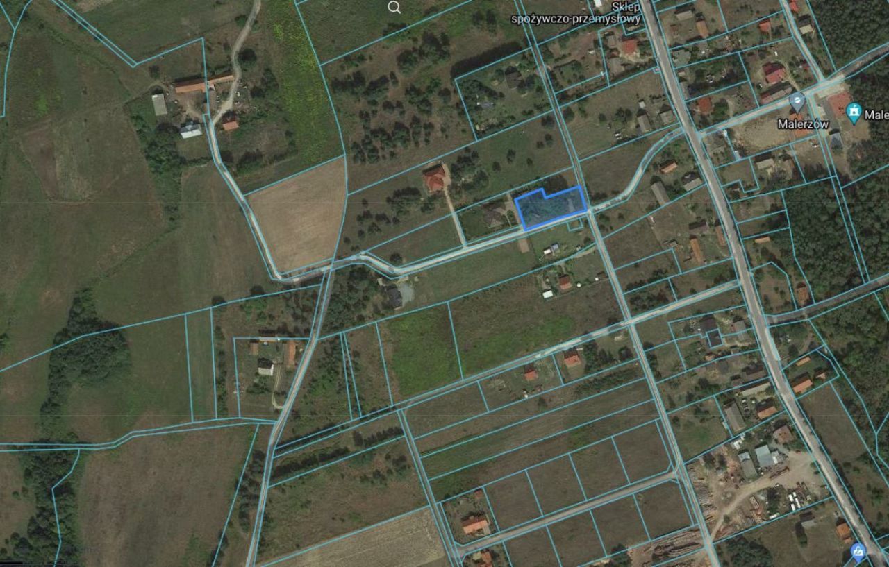 Działka budowlana Malerzów. Zdjęcie 2